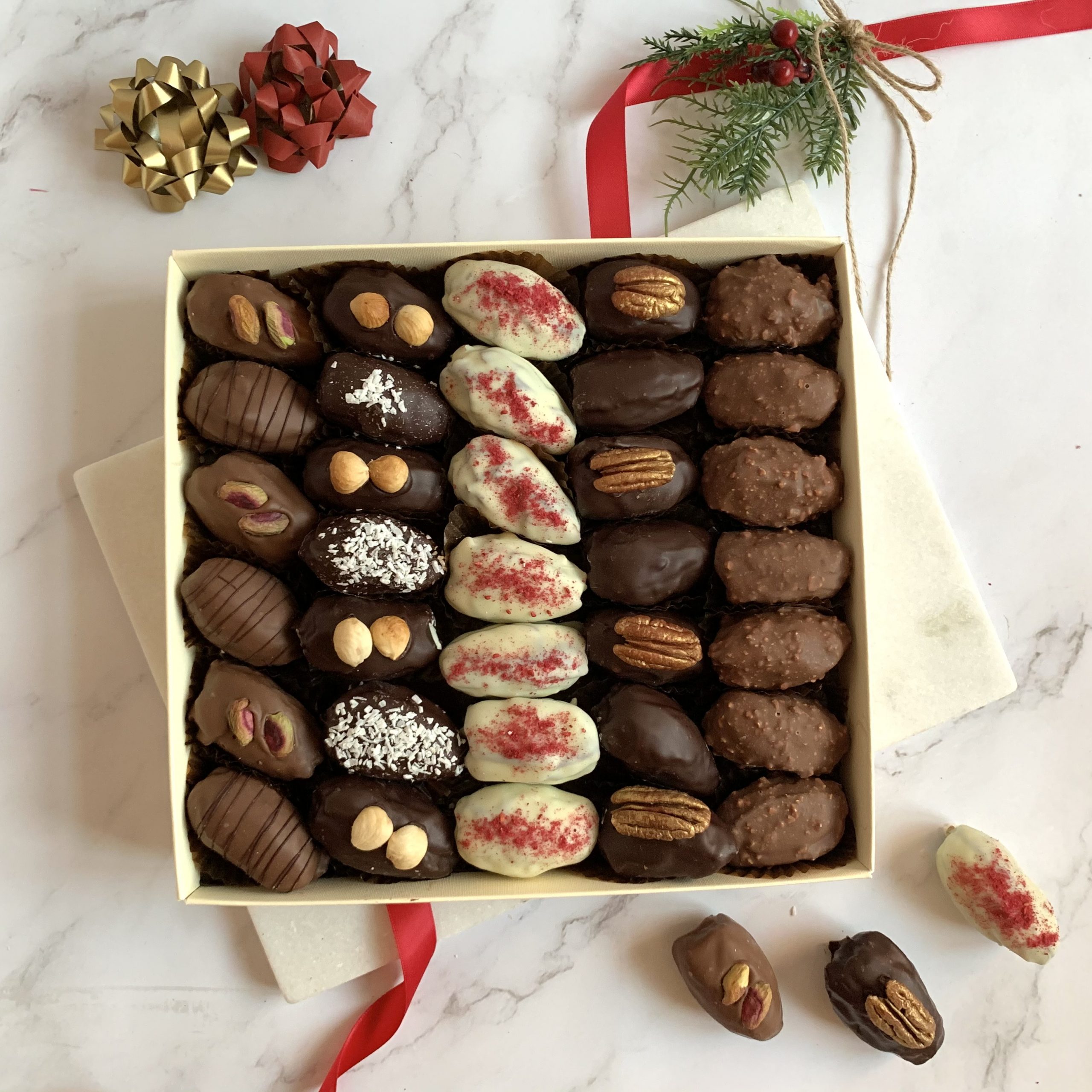 Large Sharing Chocolate Dates Gift Box Elate Chocolates and Dates